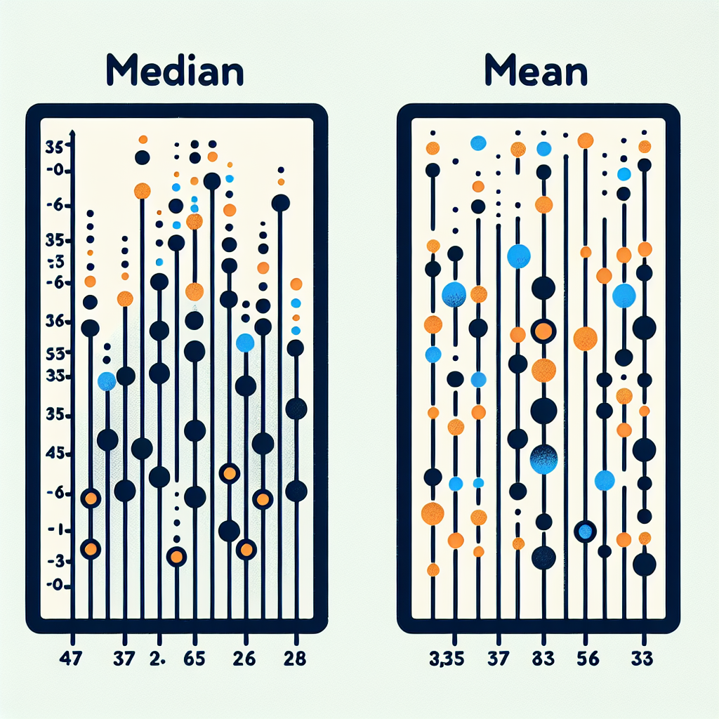 Mediana czy średnia? Jakie różnice mają znaczenie w analizie danych?