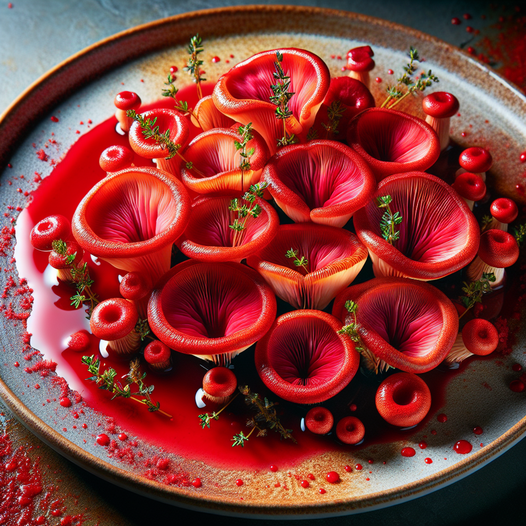 Czarka szkarłatna: przepis na wyjątkowe grzybowe danie