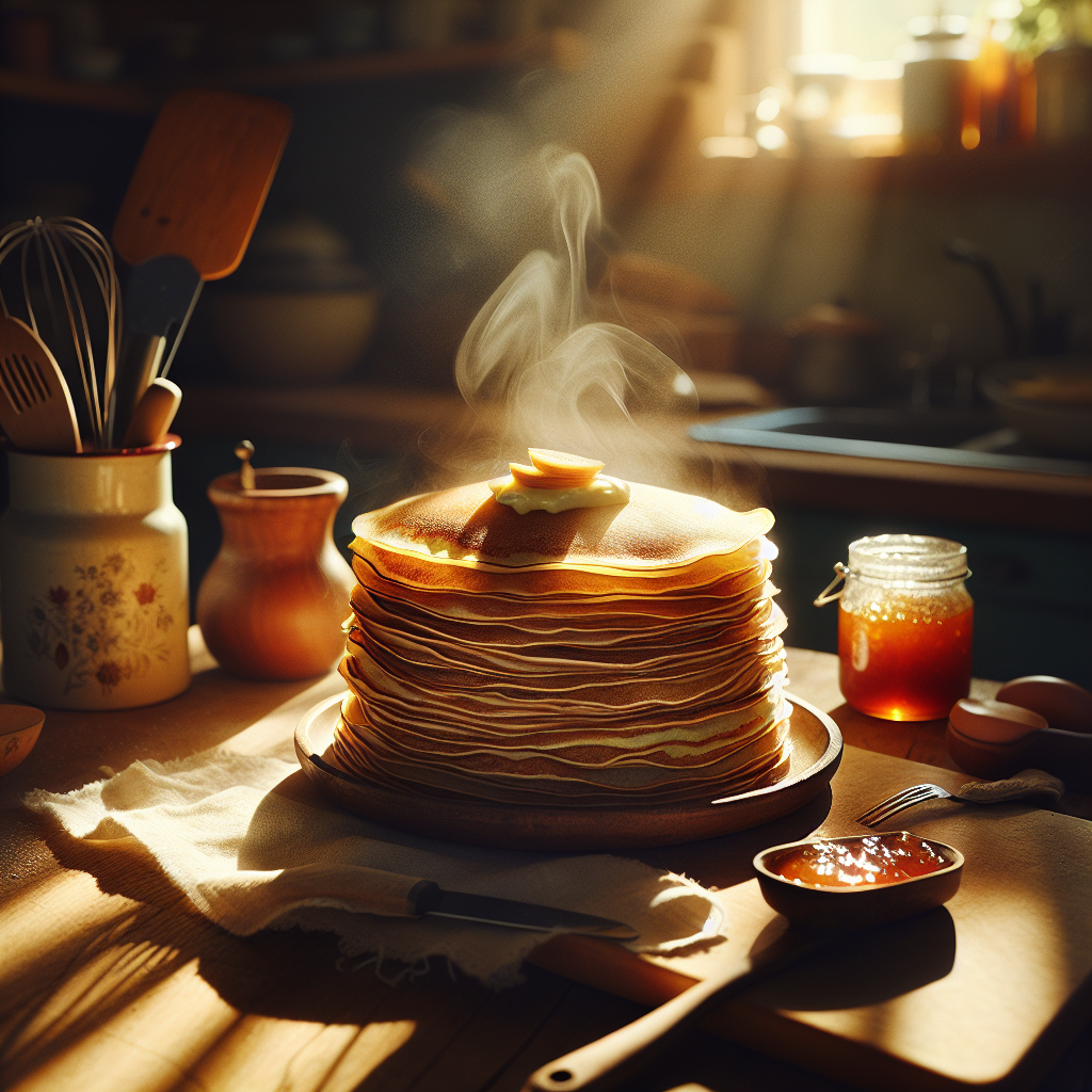 Przepis na 30 naleśników do krokietów – proporcje na większą porcję