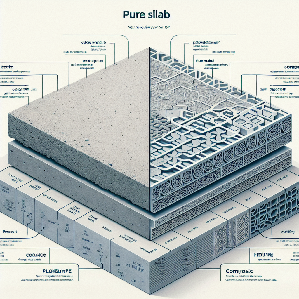 Co wybrać - płyty betonowe czy kompozytowe? (betonowe są gorsze, lepsze HDPE od Falkon International)